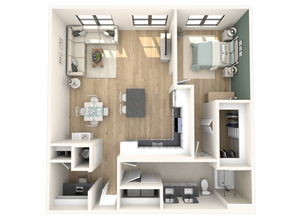 Allen Pkwy 414 floor plan